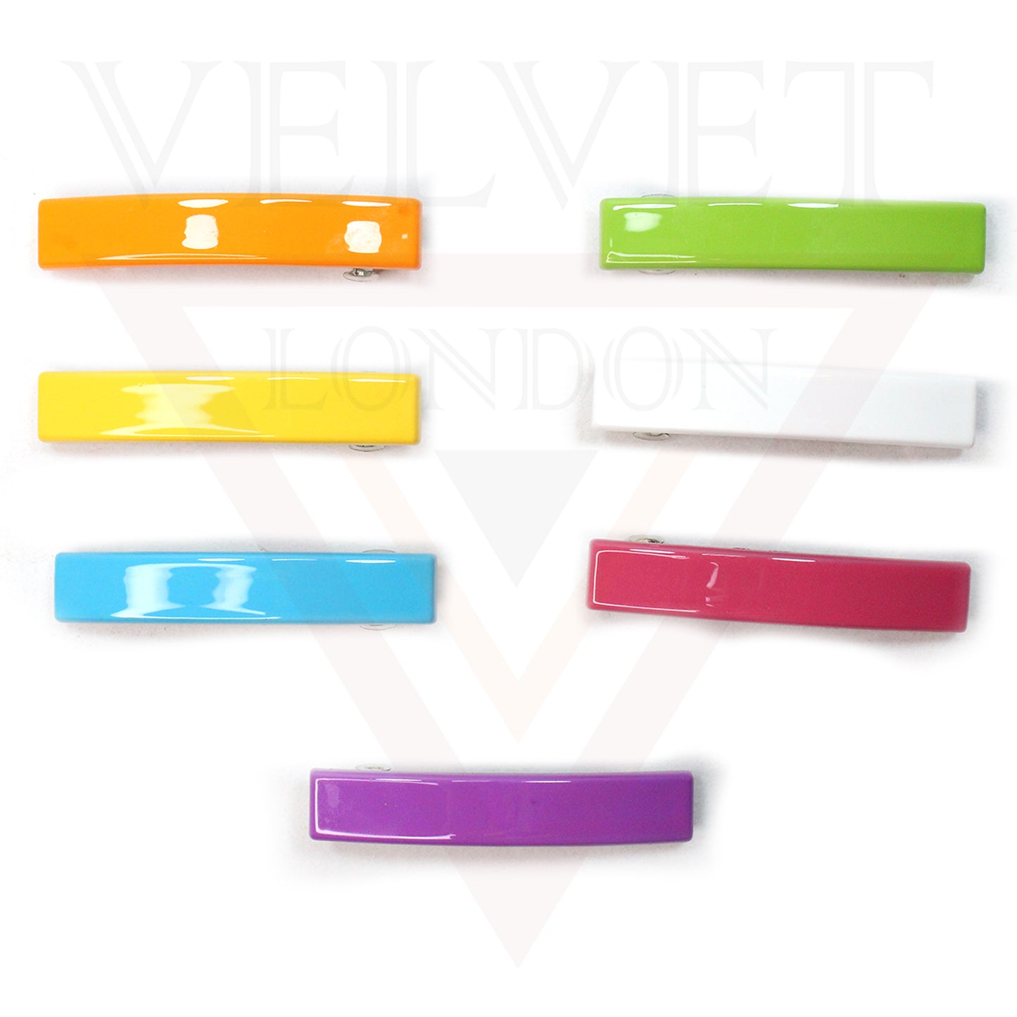 Hair Clips Skinny Rectangular Barrettes Clips Hair Pins