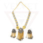 Long Necklace Earrings Set Oxidized Traditional Jewellery