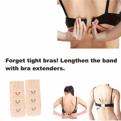 Bra Extender Strap 1 Rows Hooks On Each Bra Strap Extensions Underwear
