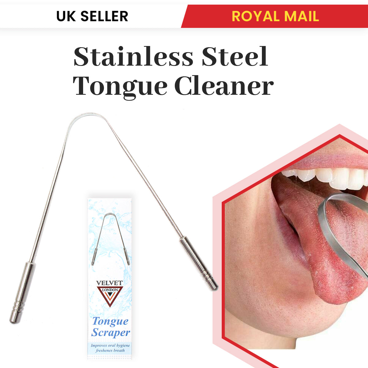 Tongue Cleaner Scraper Oral Dental Care Hygiene