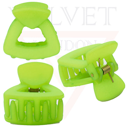 Hair Claw Neon Small Mini Jaw Clamps Clips Barrette Hair Pin