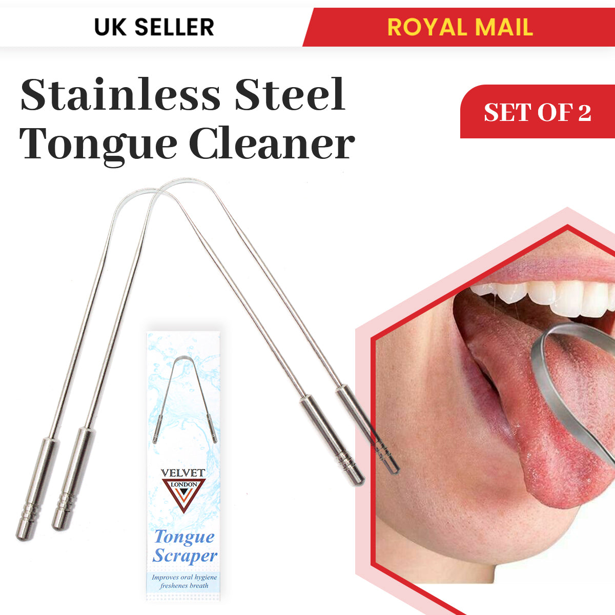 Tongue Cleaner Scraper Oral Dental Care Hygiene