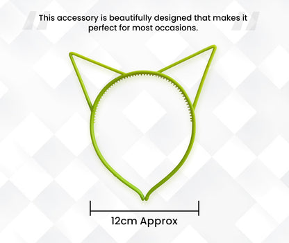 3x Hair Band Cat Ear Headbands Teeth Grips Hair Hoop