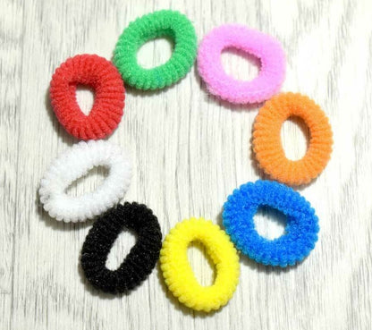 50x Baby Hair Rubber Bands Elastic Hair Tie