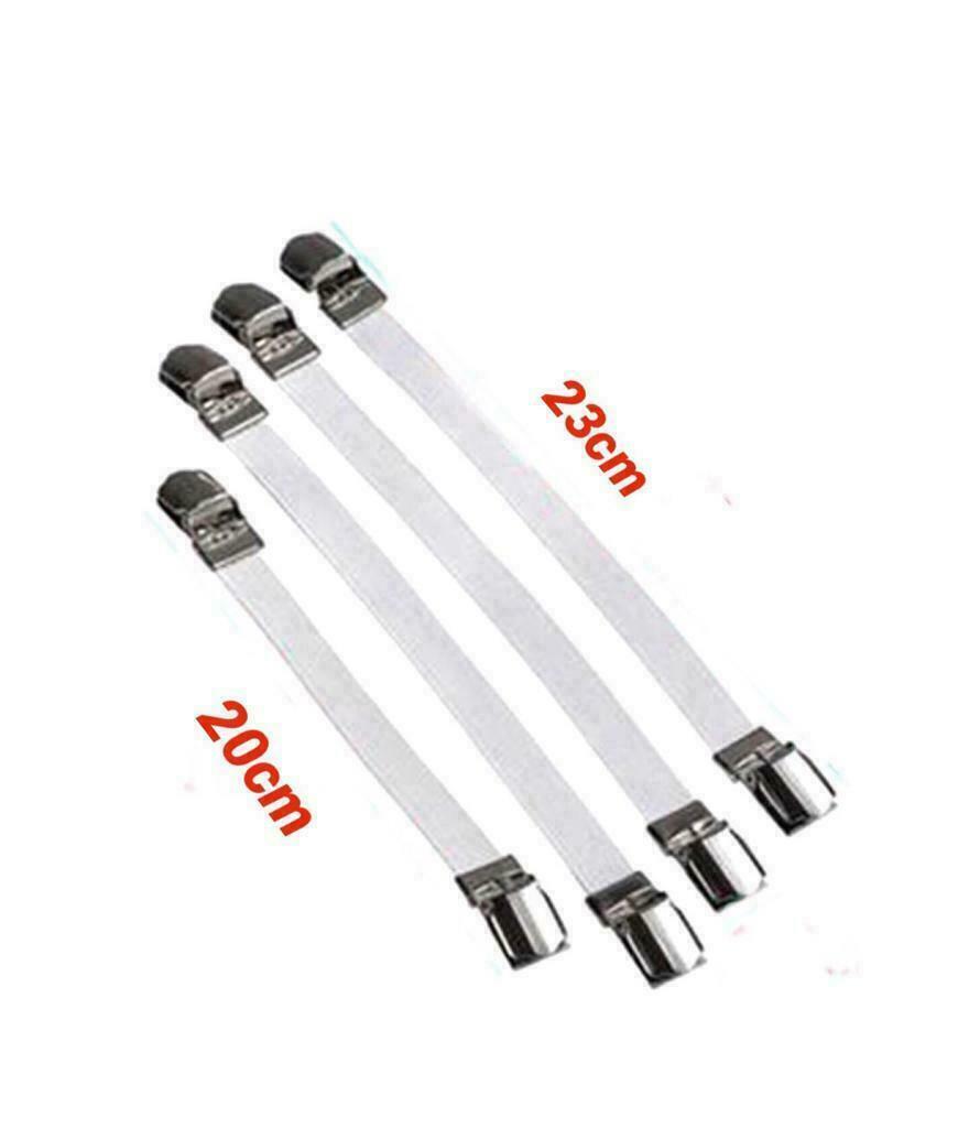 4x Board Cover Clip Fasteners Tight Fit Elastic Brace Ties Straps Grip