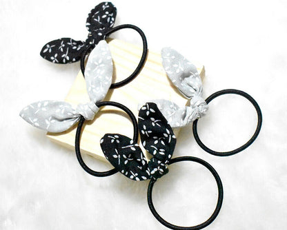 Bow Hair Tie Ropes Rubber Bands Ponytail Holder Hair Band