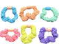 6Pcs Scrunchies Pony Tie Hair Beaded Bobble Bands