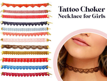 Lace Retro Boho Choker Necklace Vintage Gothic Tattoo