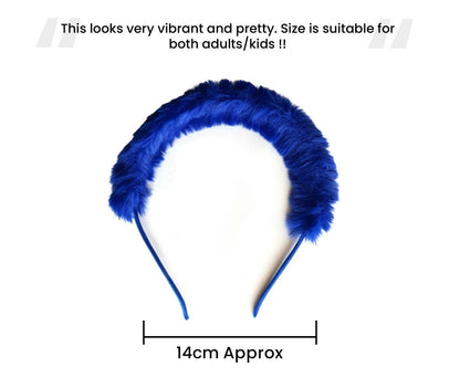 Pom Pom Furry Headband Hair Band Hoop Clip