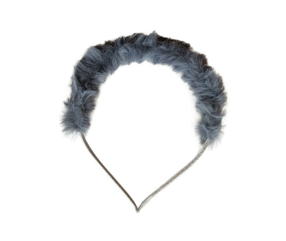 Pom Pom Furry Headband Hair Band Hoop Clip