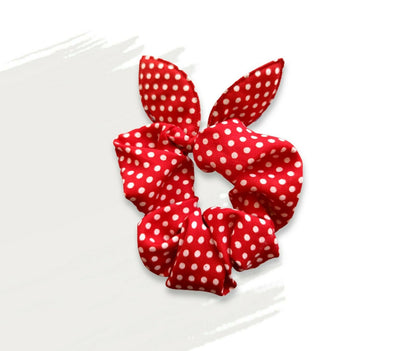 Dotted Hair Band Ring Rope Bow Scrunchies Ponytail Holder