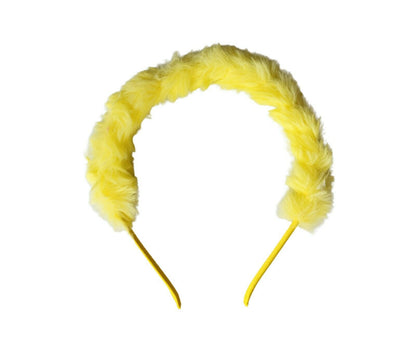 Pom Pom Furry Headband Hair Band Hoop Clip