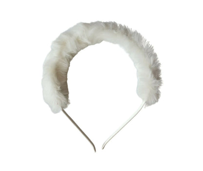 Pom Pom Furry Headband Hair Band Hoop Clip