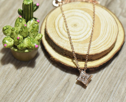 Gold Chain Necklaces Retro Crystal Pendent Beachwear