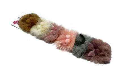 Baby Hair Clip Soft Fur Ball Headwear Slide Snap Pin