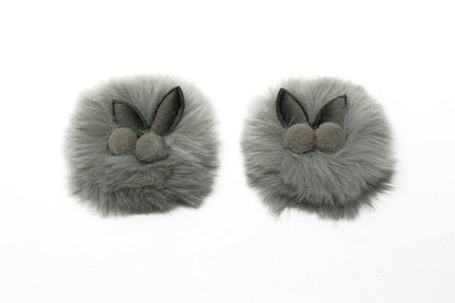 Baby Hair Clip Soft Fur Ball Headwear Slide Snap Pin