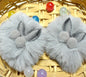 Baby Hair Clip Soft Fur Ball Headwear Slide Snap Pin