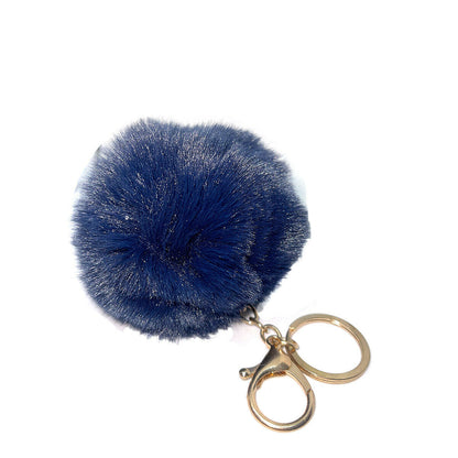 Soft Fur Ball Pom Pom Keychain Handbag Keyring