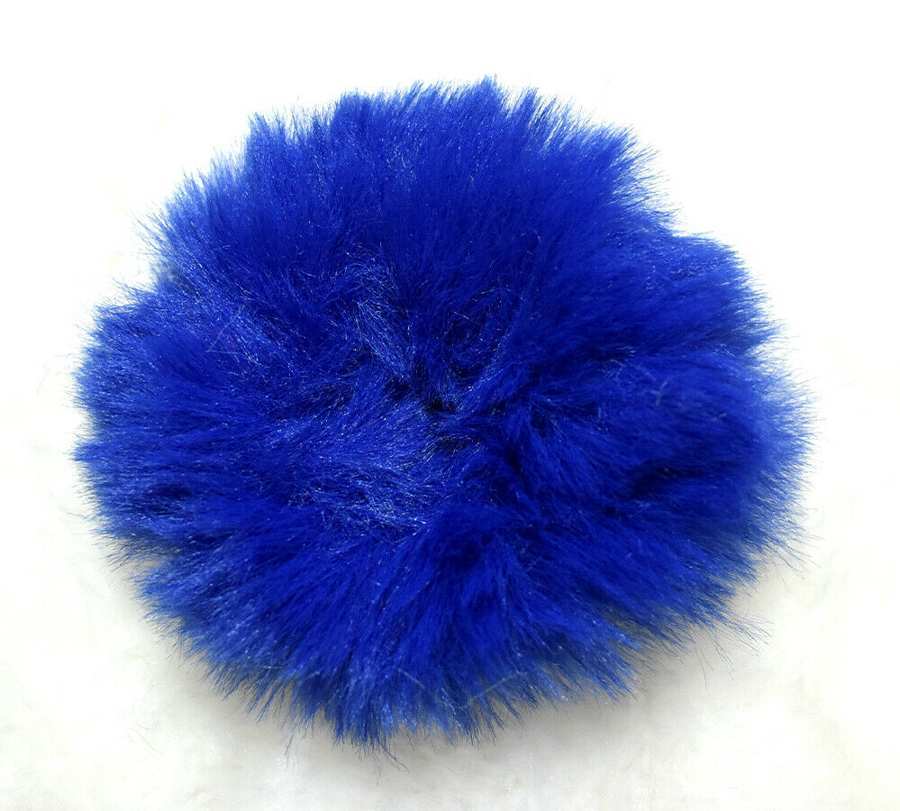 2x Hair Scrunchies Fur Hair Tie Hair Band Bobbles