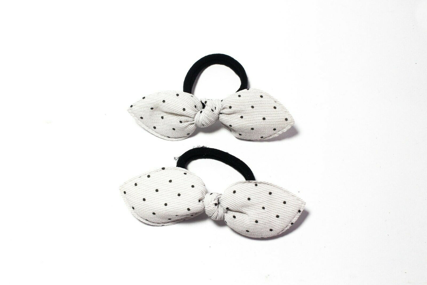 2x Bow-knot Rubber Band Ear Hair Rope Elastic Scrunchie