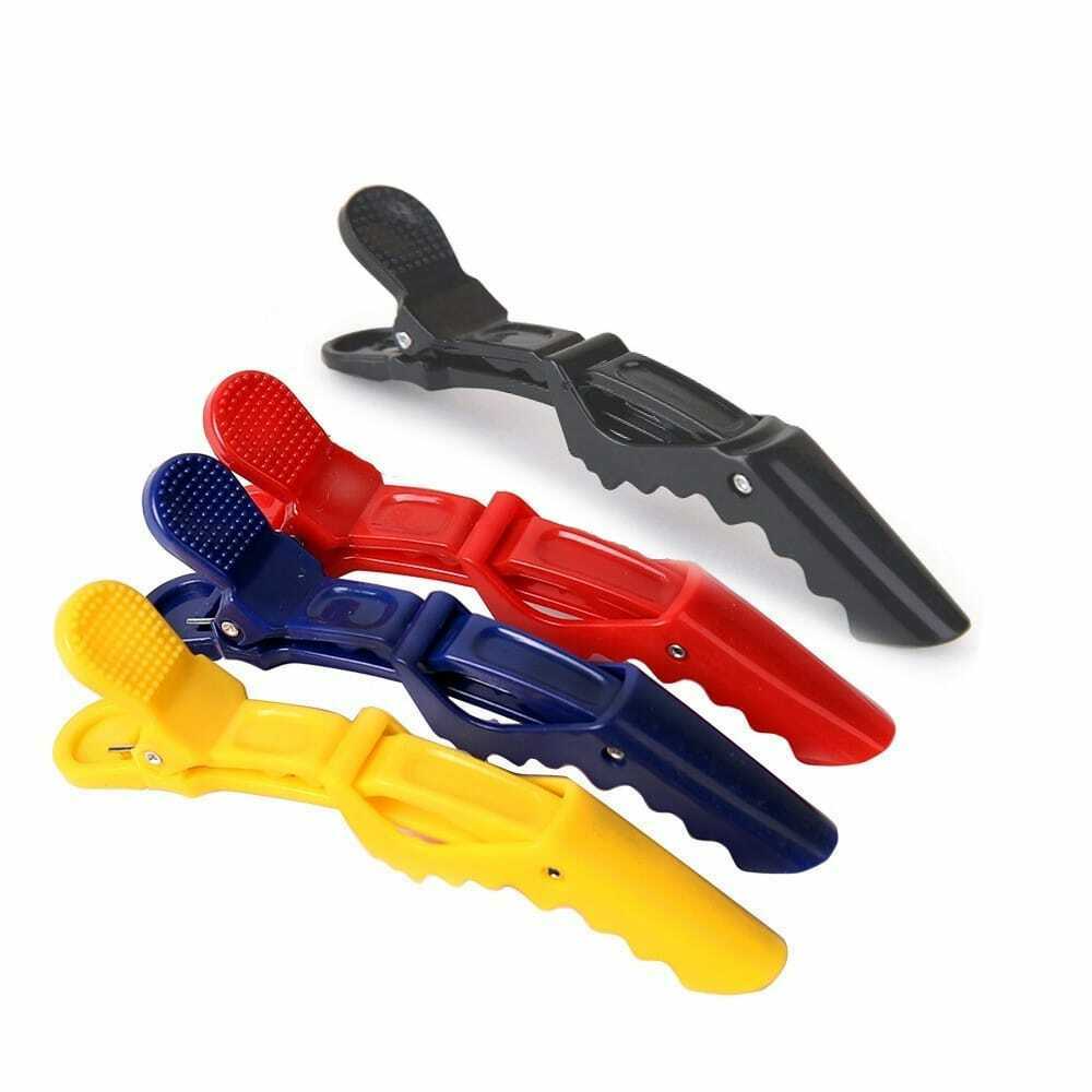 Hair Tool Crocodile Salon Sectioning Clamp Hair Dressing Clips 12x