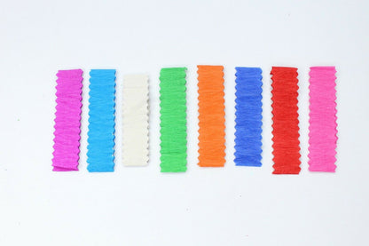12x Decorative Paper Strip Crepe Paper Craft