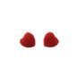 Heart Shape Velvet Stud Earrings Ear Stud Bridesmaid