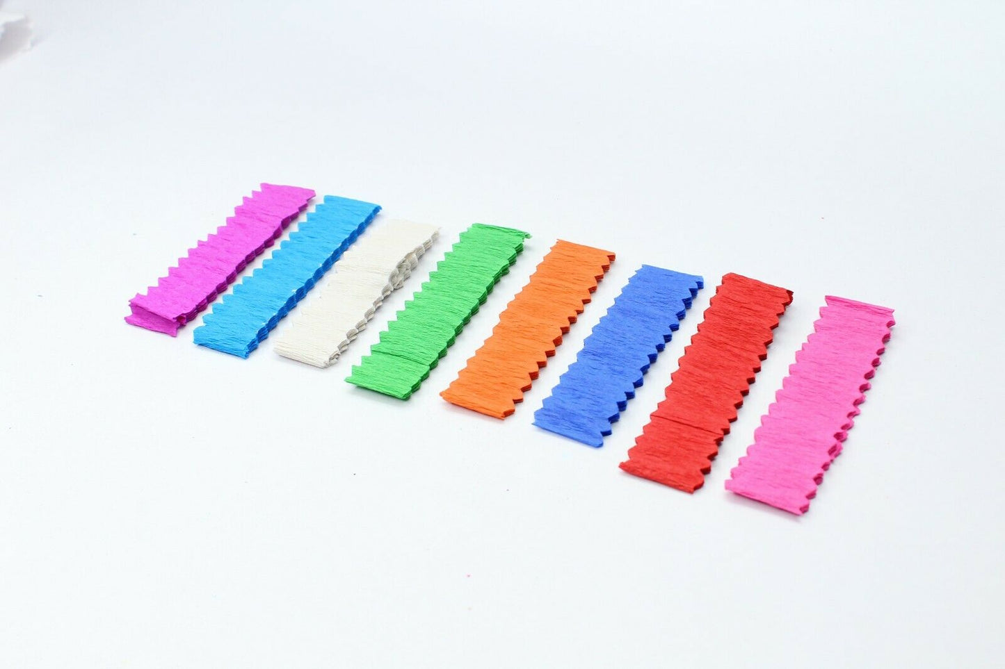 12x Decorative Paper Strip Crepe Paper Craft