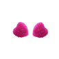 Heart Shape Velvet Stud Earrings Ear Stud Bridesmaid