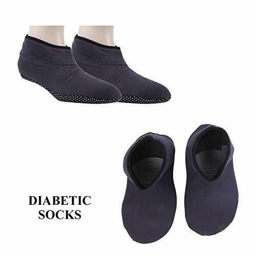 Diabetic Non Skid Slipper Socks/w Grippers for Ladies 6 Pairs -  UK