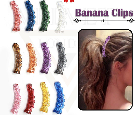 Banana Hair Pin Fish Tail Clip Clamp Ponytail Holder