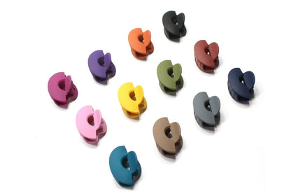 Half Round Clutchers Hair Claw Clamps Clip Barrettes