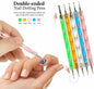 5x Nail Art Marbleizing Dotting Painting Pen Tool Tip Dot Paint Manicure Kit