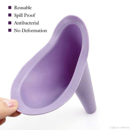 Stand And Pee Reusable Portable Silicon Urinal Funnel Cup