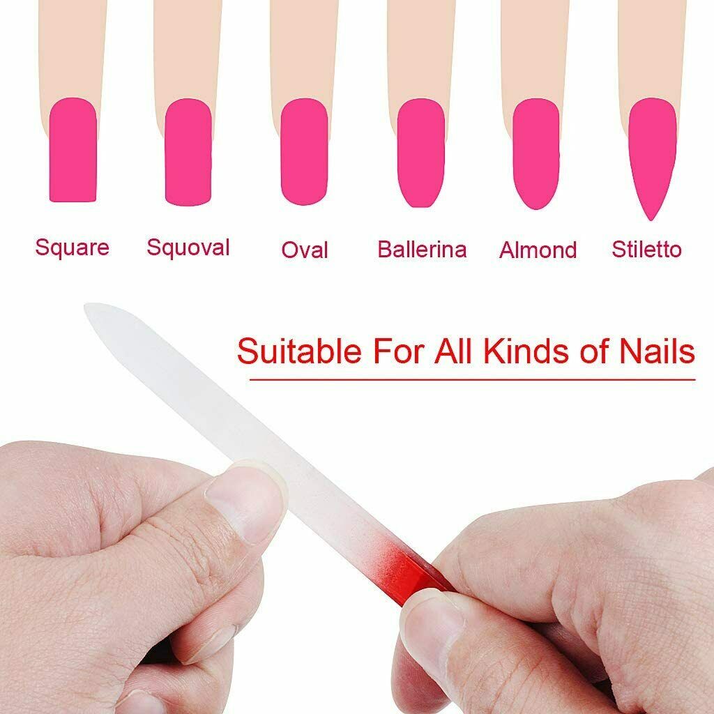 Crystal Nail Files Double Sided Tool Home And Salon Use