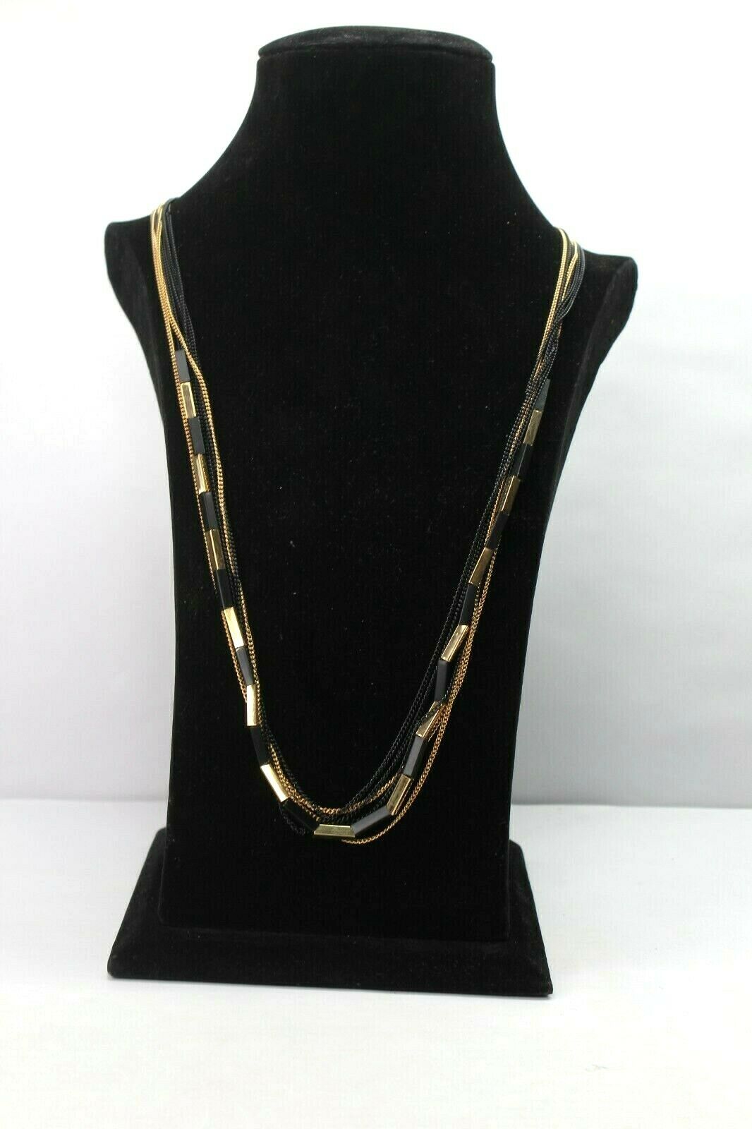 Long Multilayer Chain Necklace