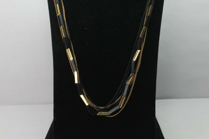 Long Multilayer Chain Necklace