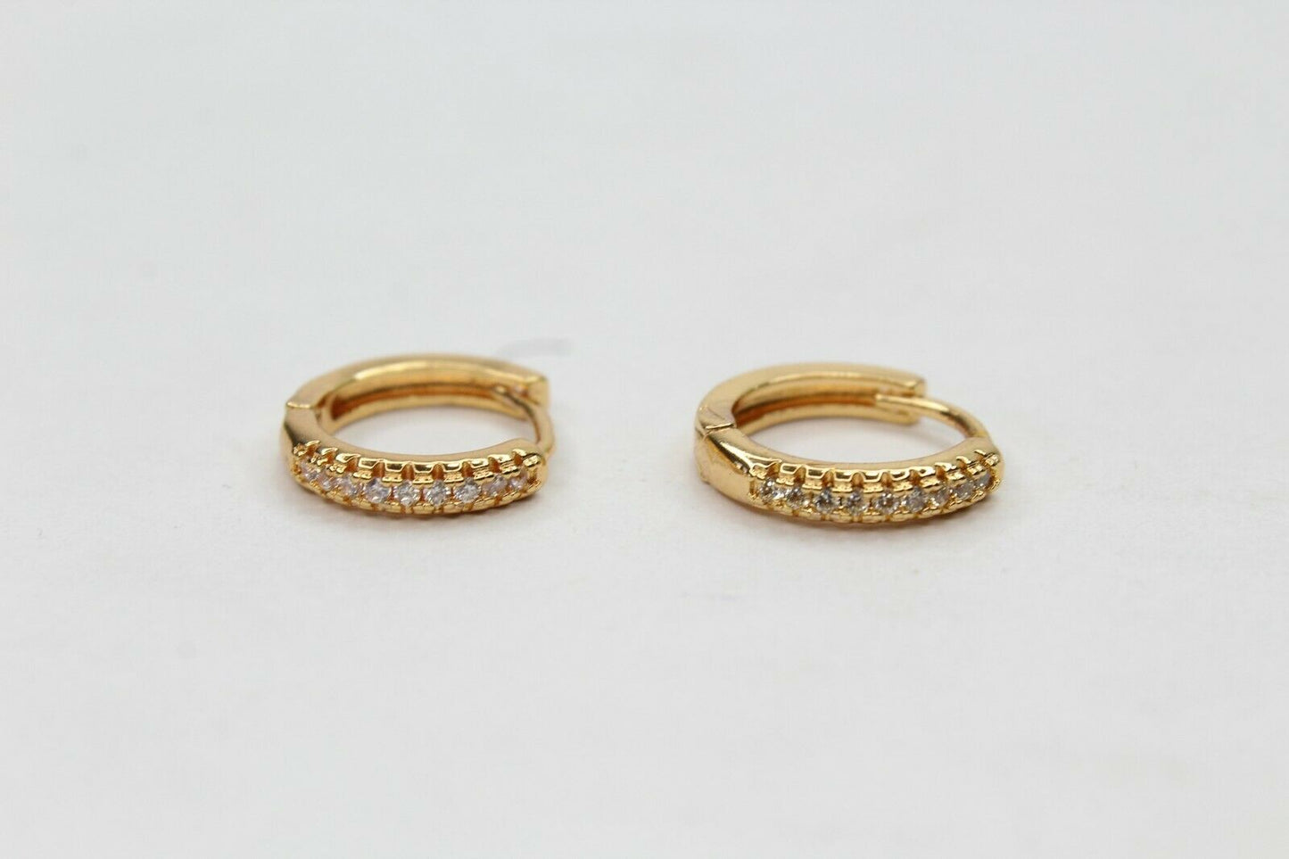 Small Hoop Earrings Cubic Crystal Diamond Stud Earring