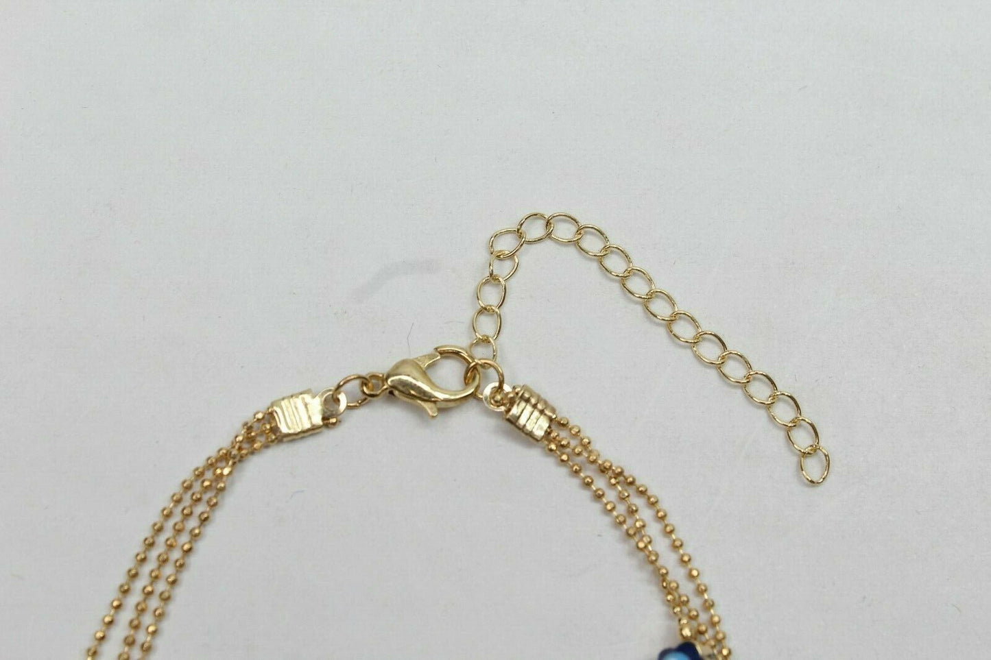 Golden Ball Chain Bangle 3 Layer Evil Eye Bracelet Anklets