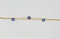 Golden Ball Chain Bangle 3 Layer Evil Eye Bracelet Anklets