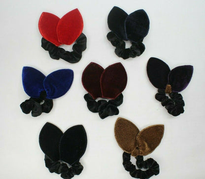 Rabbit Ear Hair Band Black Velvet Rubber Band Scrunchies