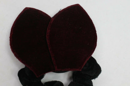 Rabbit Ear Hair Band Black Velvet Rubber Band Scrunchies