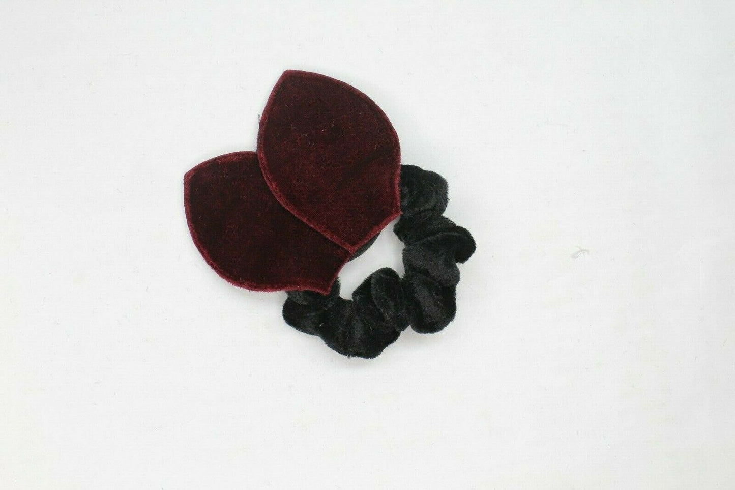 Rabbit Ear Hair Band Black Velvet Rubber Band Scrunchies