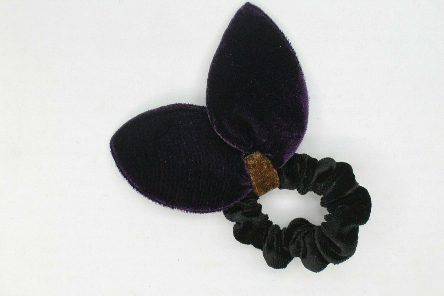 Rabbit Ear Hair Band Black Velvet Rubber Band Scrunchies