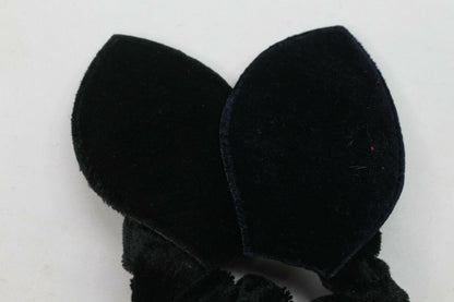 Rabbit Ear Hair Band Black Velvet Rubber Band Scrunchies