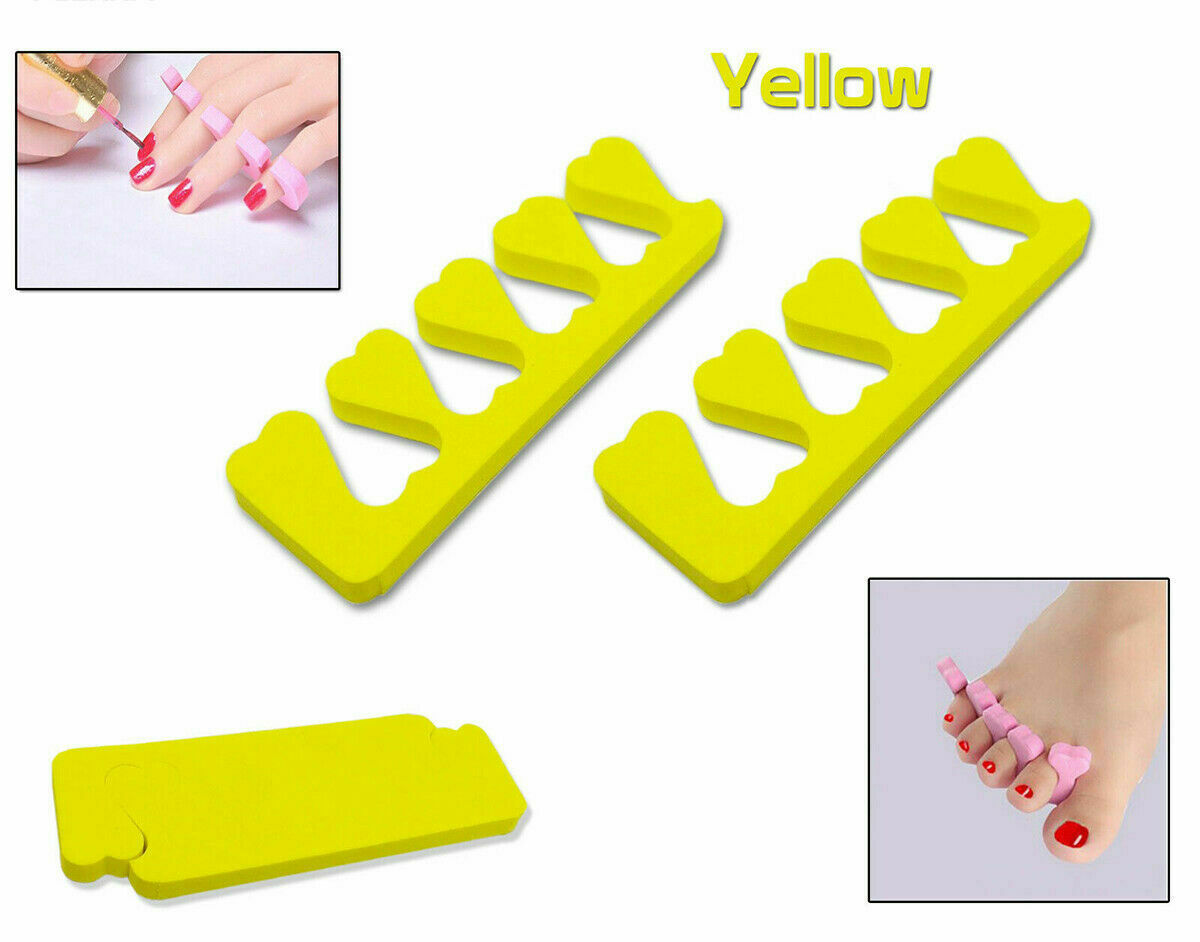 PAIR SOFT FOAM TOE SEPARATORS Nail Painting Sponge Dividers