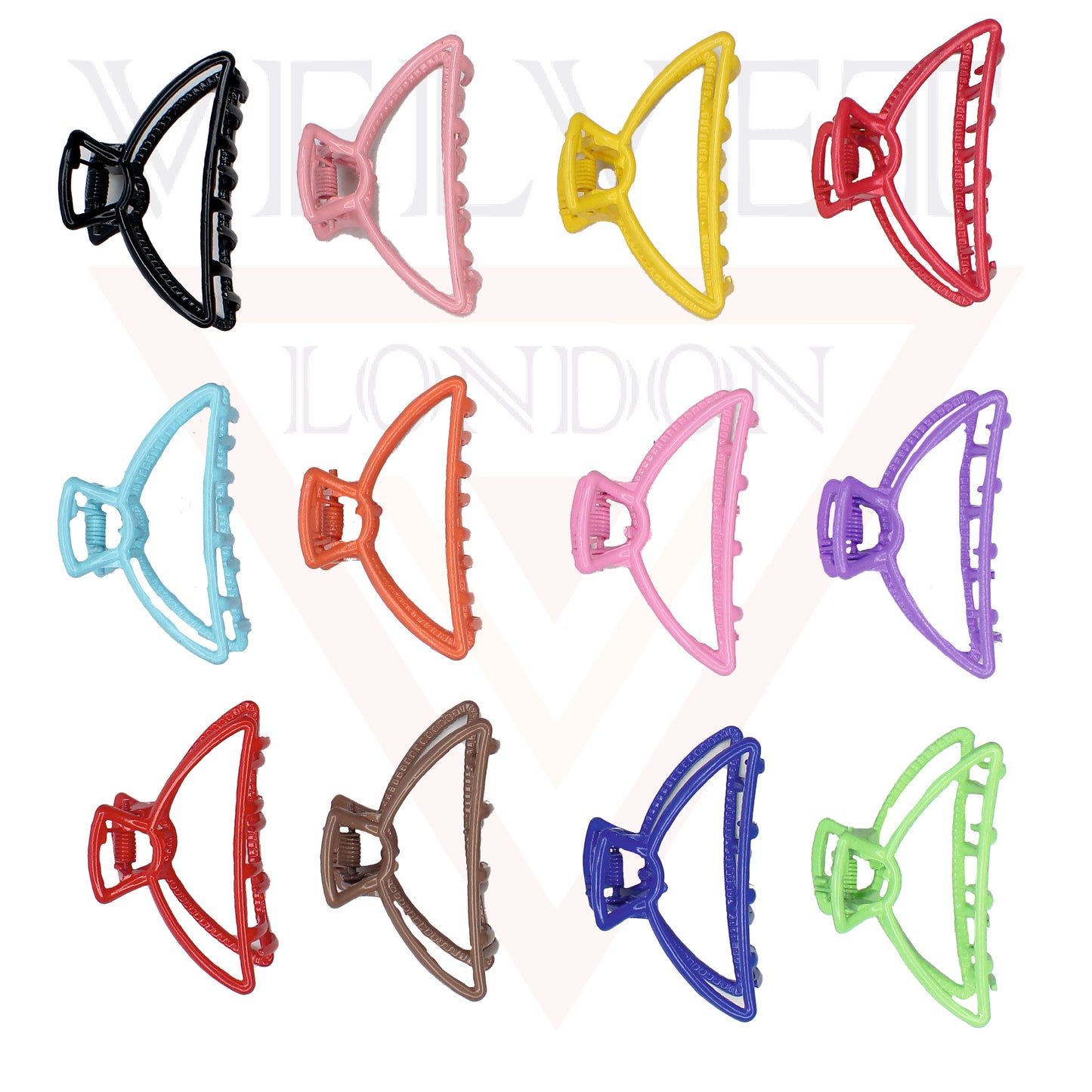 Hair Claw Clip Metal Clutcher Non-slip Hair Jaw Clamp