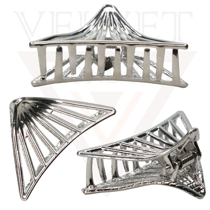 4x Hair Claw Hair Jaw Clips Triangle Clamp Butterfly