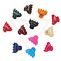 5x Mini Hair Claw D-Shape Non-Slip Hair Jaw Clip