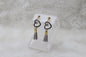 Golden Heart Stud Earrings Tassel Hook Drop Earrings